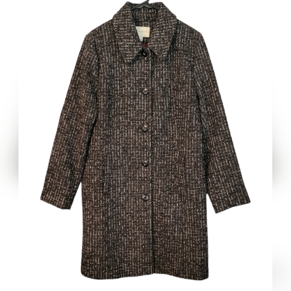 Appleseed's Womens Coat Size L Button Front - Picture 1 of 8